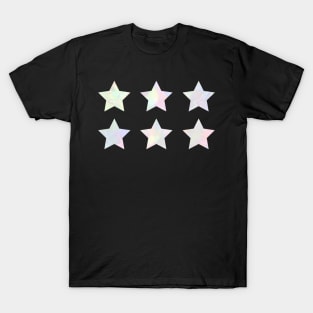 Iridescent star pattern T-Shirt